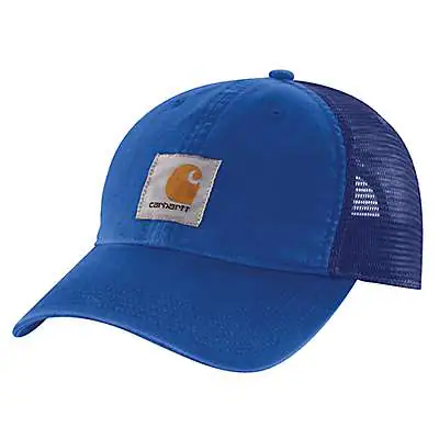 Carhartt Logo Mesh Blue Casquette