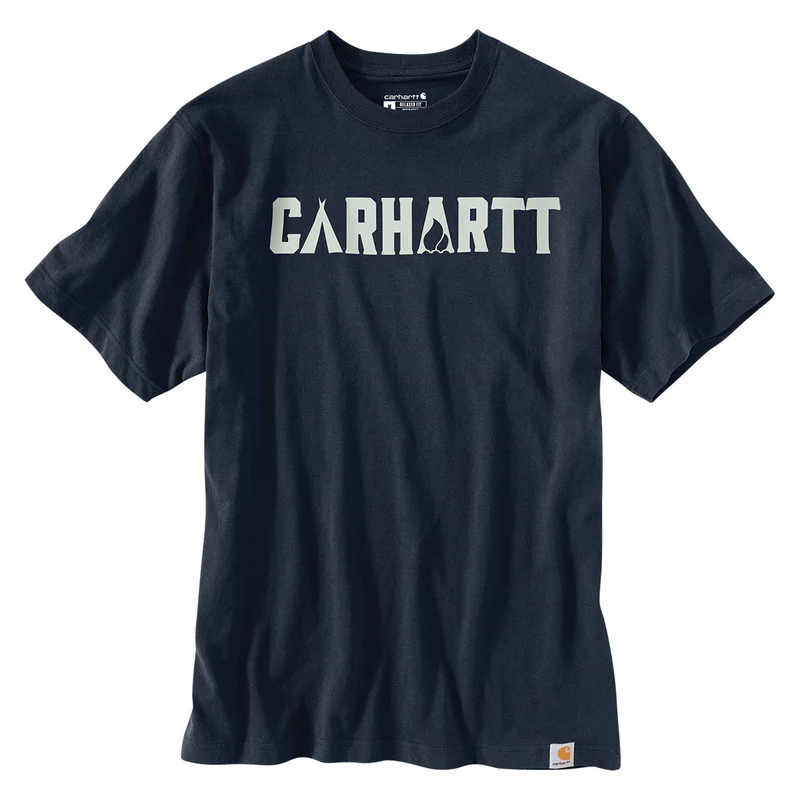 carhartt Logo Blue T-Shirt