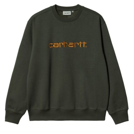 Carhartt Logo Women’s Dark Green Sweat