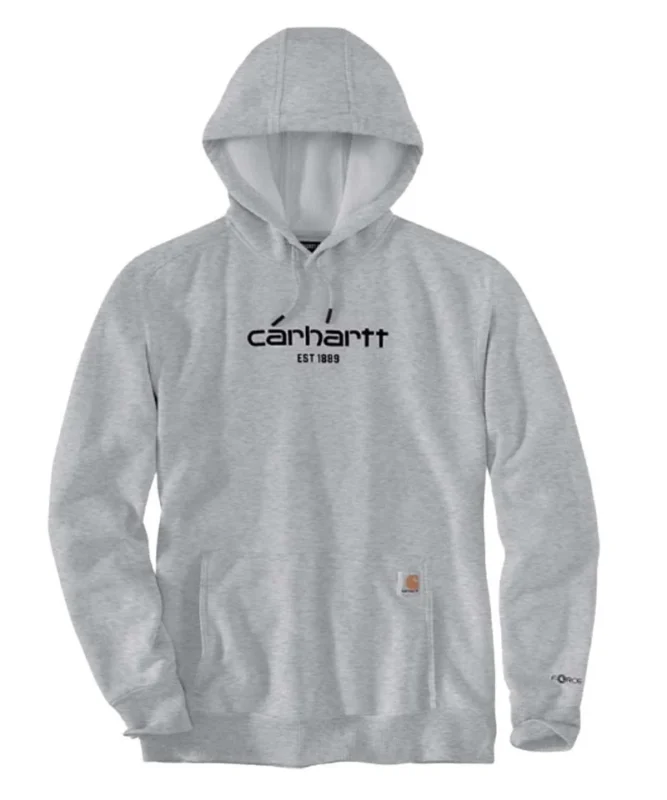 Carhartt Logo Men's Grey Hoodie