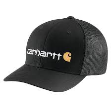 Carhartt Logo Mesh Black Casquette